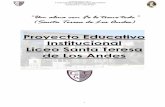 Proyecto Educativo Institucional Liceo Santa Teresa de Los ...