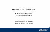MODELO IS-LM-DA-OA Introducción a la Macroeconomía
