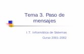 Tema 3. Paso de mensajes - Servidor de Información de ...