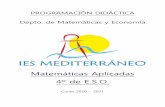 Matemáticas Aplicadas - matematicas.institutomediterraneo.es