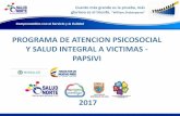 PROGRAMA DE ATENCION PSICOSOCIAL Y SALUD INTEGRAL A ...