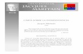 CARTA SOBRE LA INDEPENDENCIA Jacques Maritain