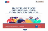 INSTRUCTIVO GENERAL DEL FONDO FNDR 6%