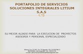 PORTAFOLIO DE SERVICIOS SOLUCIONES INTEGRALES LITIUM S.A