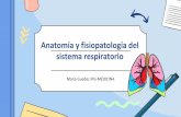 Anatomía y fisiopatología del sistema respiratorio