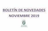 BOLETÍN DE NOVEDADES NOVIEMBRE 2019 - Web Ayuntamiento …