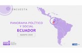 PANORAMA POLÍTICO Y SOCIAL ECUADOR