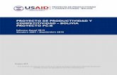 PROYECTO DE PRODUCTIVIDAD Y COMPETITIVIDAD BOLIVIA ...