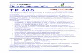 Fich técnica Tinta de tampografía TP 400 - Pefersa