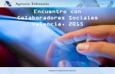 Encuentro con Colaboradores Sociales Valencia, 2015