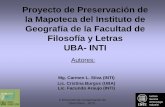 Proyecto de Preservación de la Mapoteca del Instituto de ...