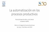 La automatización en los procesos productivos
