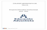 COLEGIO ADVENTISTA DE TALCA Proyecto Educativo Institucional