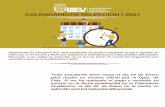 CALENDARIO DE SELECCIÓN 1-2021 noviembre cambios - UNEV