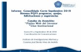 Informe Consolidado Corte Septiembre 2018 Sistema PQFS ...