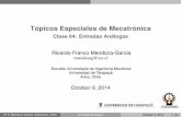 Tópicos Especiales de Mecatrónica - UTA