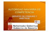 AUTORIDAD NAVARRA DE COMPETENCIA. presentación