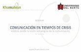 COMUNICACIÓN EN TIEMPOS DE CRISIS
