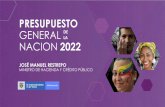 PRESUPUESTO GENERAL NACION 2022