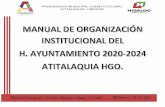 Administración Pública Municipal 2020-2024 Departamento de ...