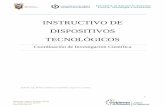 INSTRUCTIVO DE DISPOSITIVOS TECNOLÓGICOS