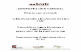 CONTRATACION GENERAL Objeto contractual: RENOVACIÓN ...