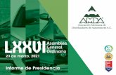 Informe de Presidencia - AMDA