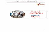 MASAJE DEPORTIVO ONLINE NIVEL II - Cursos de Masoterapia ...