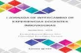 I JORNADA DE INTERCAMBIO DE EXPERIENCIAS DOCENTES
