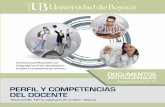 PERFIL Y COMPETENCIAS DEL DOCENTE - uniboyaca.edu.co