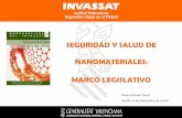 SEGURIDAD Y SALUD DE NANOMATERIALES: MARCO LEGISLATIVO