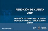 RENDICIÓN DE CUENTA 2019