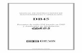 DB45 - Manual de instrucciones de mantenimiento y operación