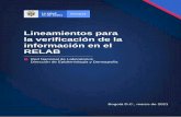 Lineamientos para la verificación en el RELAB