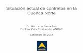 Situación actual de contratos en la Cuenca Norte