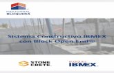 Sistema Constructivo IBMEX con Block Open End