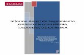 Informe Anual de Seguimiento GRADO EN LOGOPEDIA TALAVERA ...