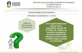 INTERCAMBIO ESTUDIANTIL PERIODO ACADÉMICO II-2017