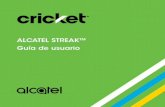 ALCATEL STREAK Guía de usuario - Cricket Wireless