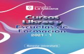 Brochure - Cursos 2021 - 1 - Universidad de La Sabana