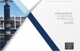 MEMORIA CUENTA PÚBLICA 2020 - Colegio Chuquicamata