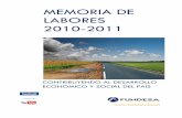 memoria de labores 2010-2011 - mail.fundesa.org.gt
