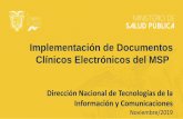 Implementación de Documentos Clínicos Electrónicos del MSP