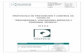 PROTOCOLO DE PREVENCIÓN Y CONTROL DE ... - Clínica Pasteur