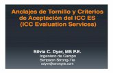 Anclajes de Tornillo y Criterios de Aceptación del ICC ES ...