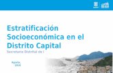 Estratificación Socioeconómica en el Distrito Capital