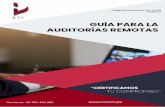 GUÍA PARA LA AUDITORÍAS REMOTAS - ISO 37001 Sistemas de ...