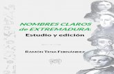 NOMBRES CLAROS DE EXTREMADURA