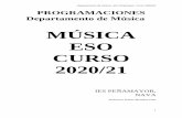 MÚSICA ESO CURSO 2020/21