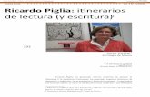 Vol 2 21 Ricardo Piglia: itinerarios de lectura (y escritura)